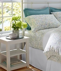 Painted Farmhouse Two Shelf End Table