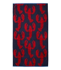 Seaside Beach Towel, Lobsters