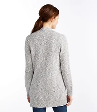 Women's Cotton Ragg Sweater, Open Cardigan