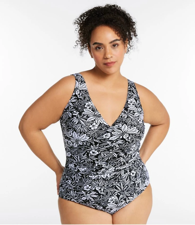 Women's Shaping Swimwear, Tanksuit Print