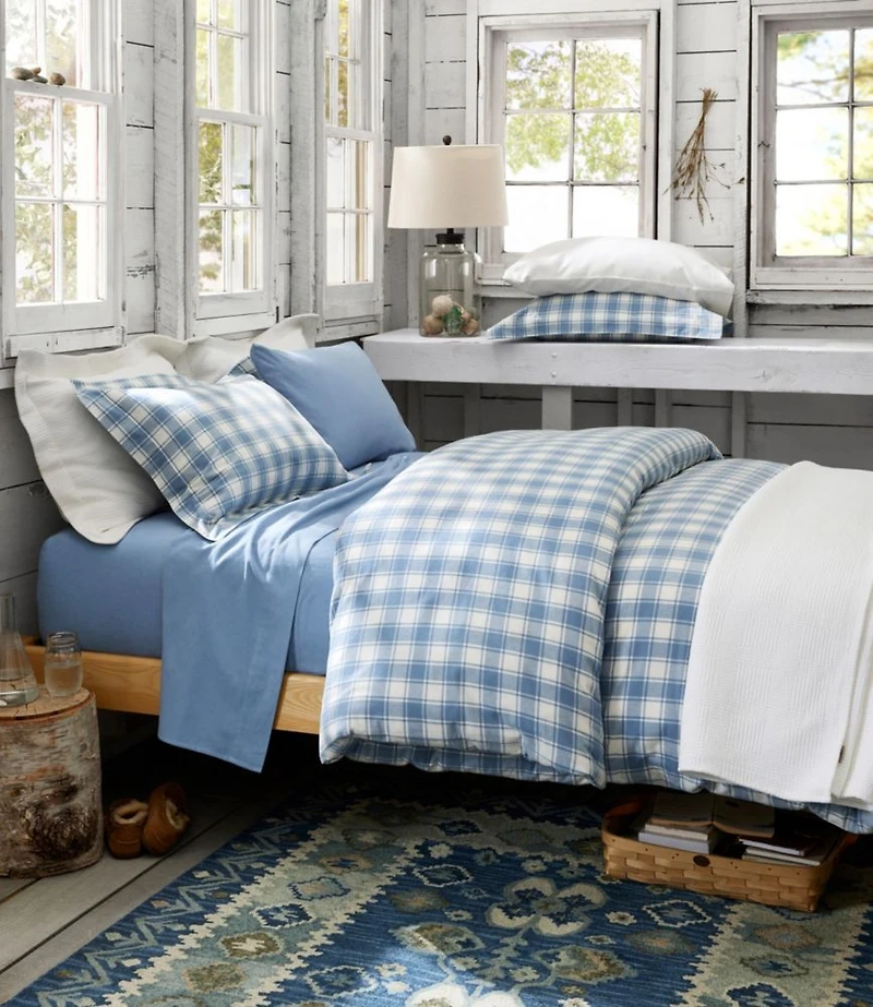 Ultrasoft Comfort Flannel Comforter Cover Collection, Check