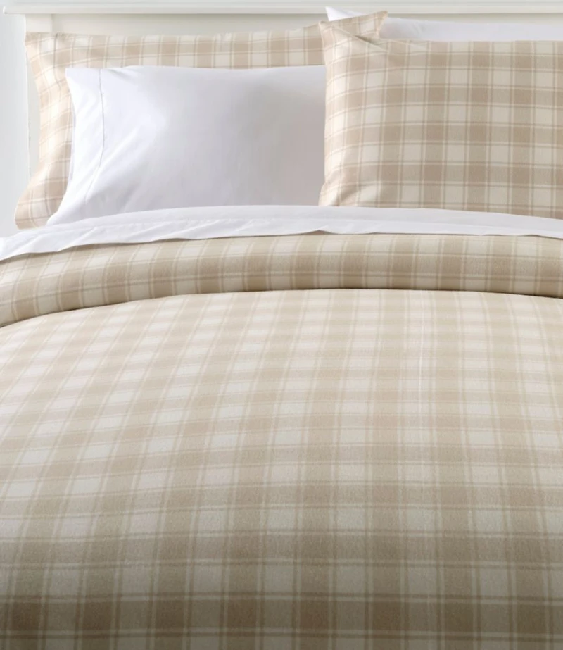 Ultrasoft Comfort Flannel Comforter Cover Collection, Check