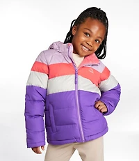 Kids' Bean's Down Jacket, Colorblock