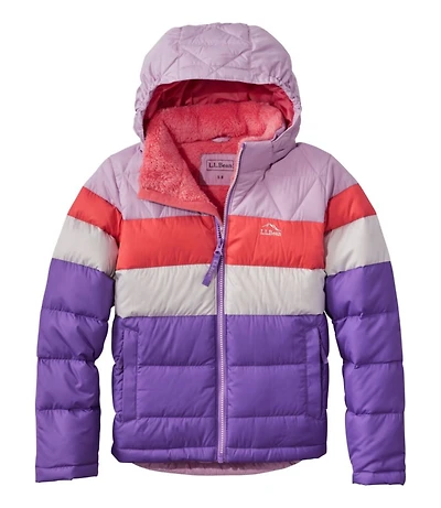 Kids' Bean's Down Jacket, Colorblock