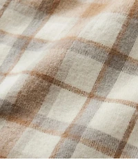 Women's Scotch Plaid Flannel Shirt, Relaxed Zip Hoodie