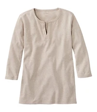 Women's L.L.Bean Tee, Three-Quarter-Sleeve Splitneck Tunic