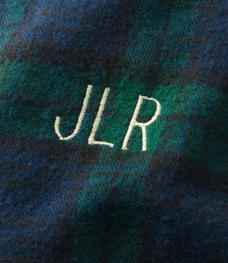 Women's Scotch Plaid Flannel Robe