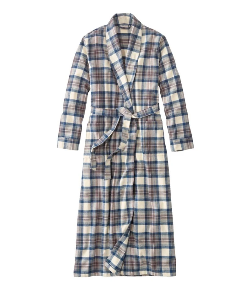 Women's Scotch Plaid Flannel Robe