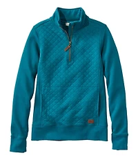 Women's Quilted Quarter-Zip Pullover