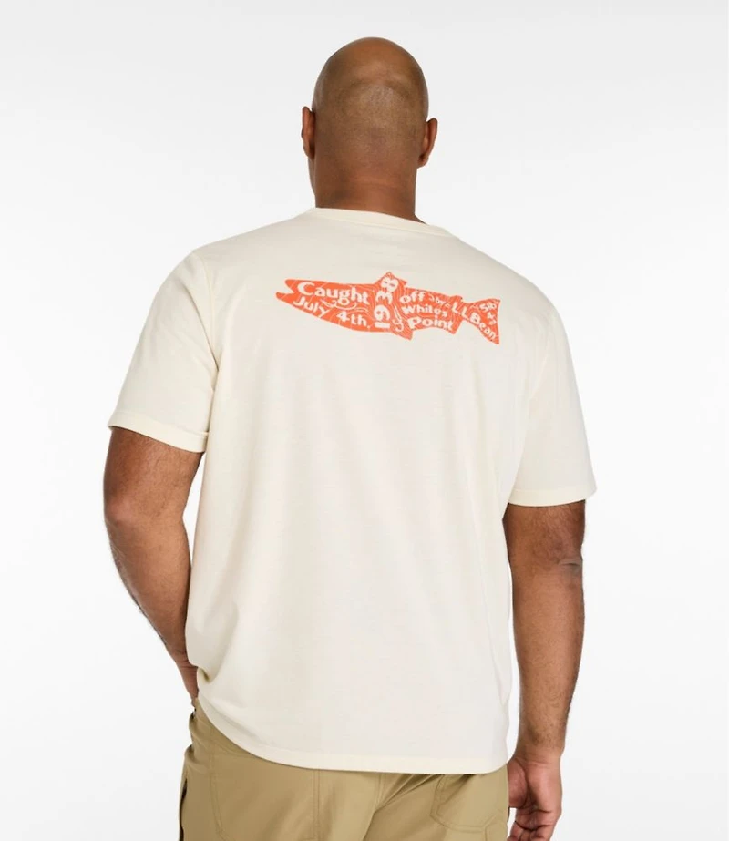Men's Technical Fishing Graphic Tees, Short-Sleeve