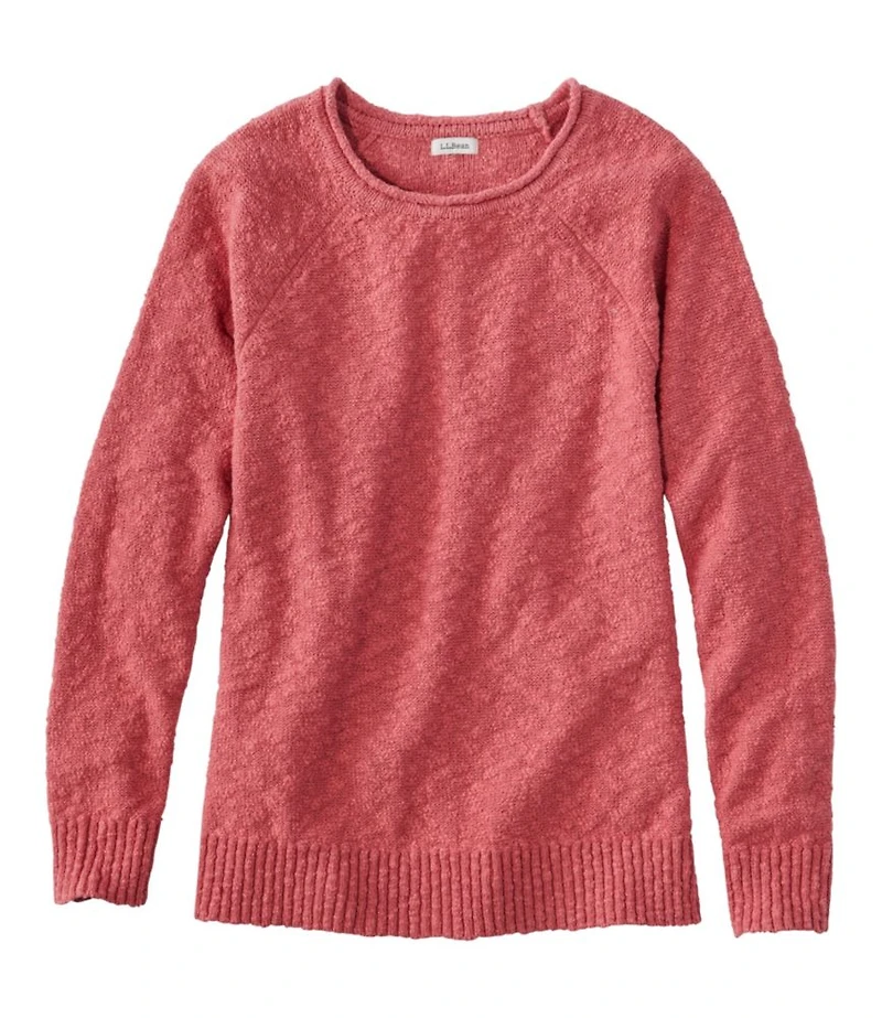 Women's Midweight Cotton Slub Rollneck Pullover