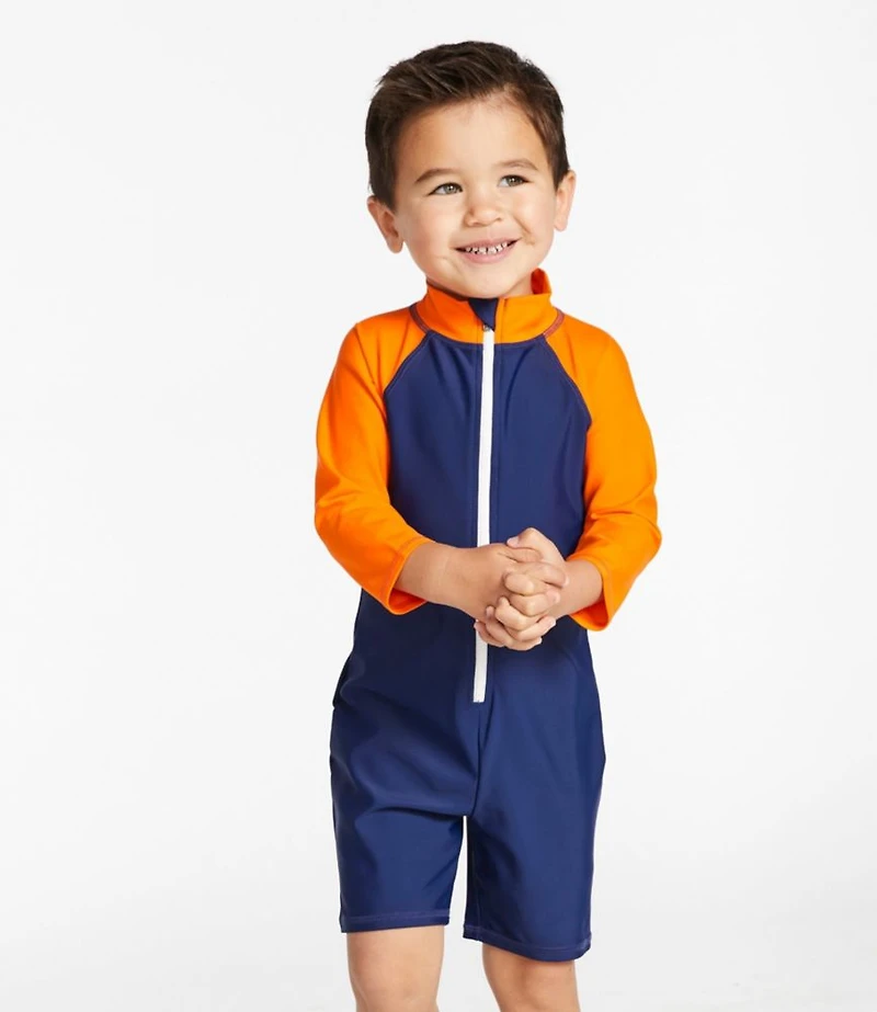 Toddlers' Sun-and-Surf Bodysuit, Colorblock