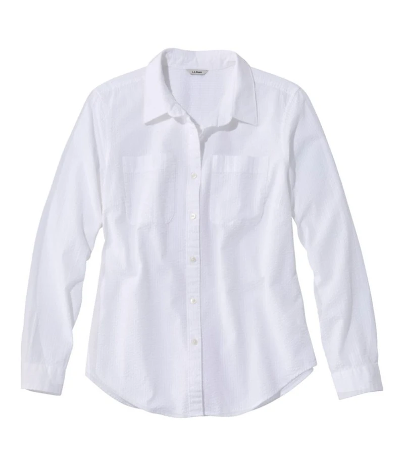 Women's Vacationland Seersucker Shirt