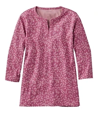 Women's L.L.Bean Tee, Three-Quarter-Sleeve Splitneck Tunic Print