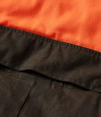 Men's Double L Waxed-Cotton Upland Vest, Hunter Orange