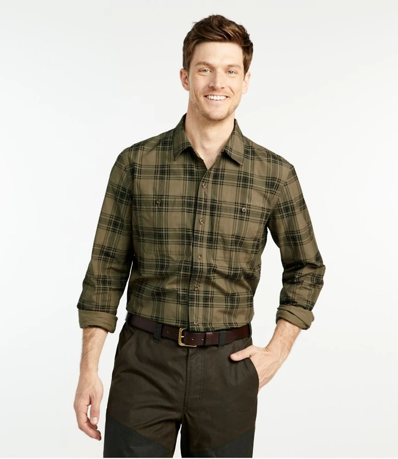 Men's Double L Field Shirt, Plaid