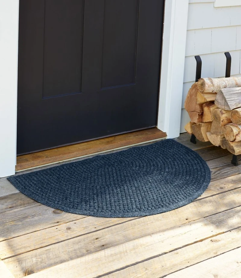 Everyspace Recycled Waterhog Doormat, Half Round