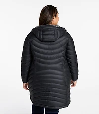 Women's Ultralight 850 Down Hooded Coat, Three-Quarter Length