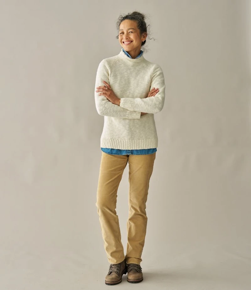 Women's Cotton Ragg Sweater