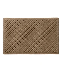 Heavyweight Recycled Waterhog Doormat, Plaid