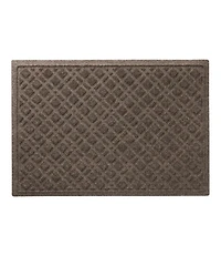 Heavyweight Recycled Waterhog Doormat, Plaid