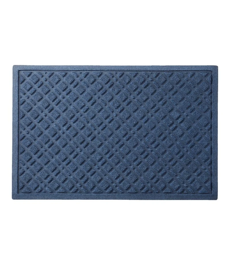 Heavyweight Recycled Waterhog Doormat, Plaid