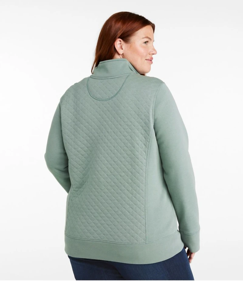 Women's Quilted Quarter-Zip Pullover
