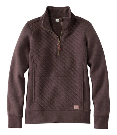 Women's Quilted Quarter-Zip Pullover