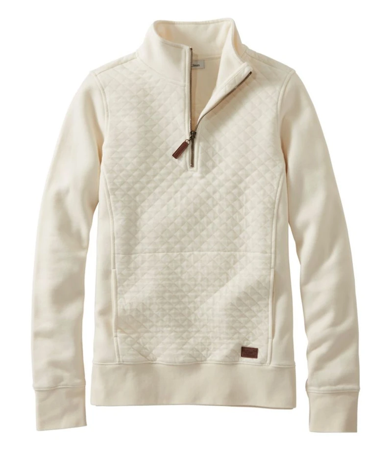 Women's Quilted Quarter-Zip Pullover
