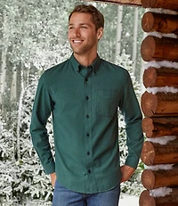 Men's Wicked Good Flannel Shirt, Slightly Fitted, Houndstooth