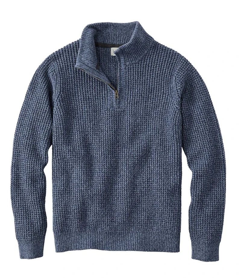 Men's Organic Cotton Waffle Sweater