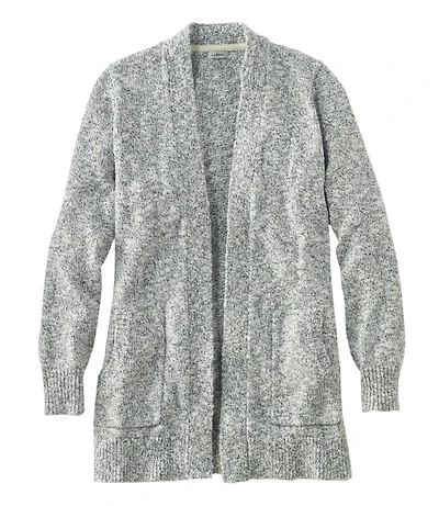 Women's Cotton Ragg Sweater, Open Cardigan