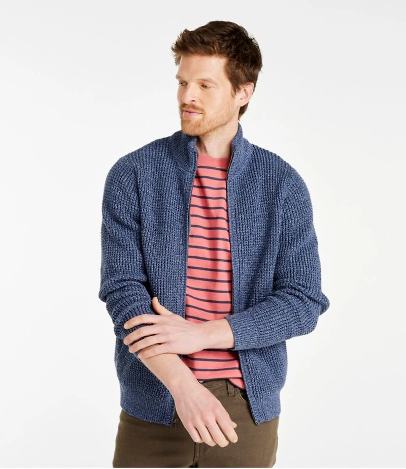 Men's Organic Cotton Waffle Sweater