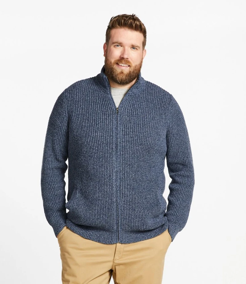 Men's Organic Cotton Waffle Sweater