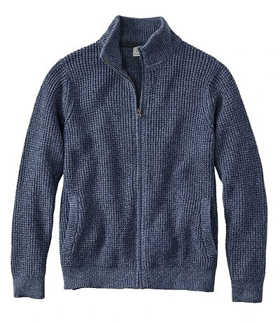 Men's Organic Cotton Waffle Sweater