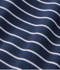 Women's Pima Cotton Tee, Short-Sleeve Crewneck Stripe