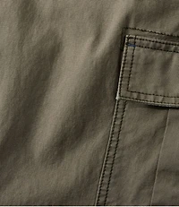 Women's Stretch Canvas Cargo Pants, Mid-Rise Straight-Leg