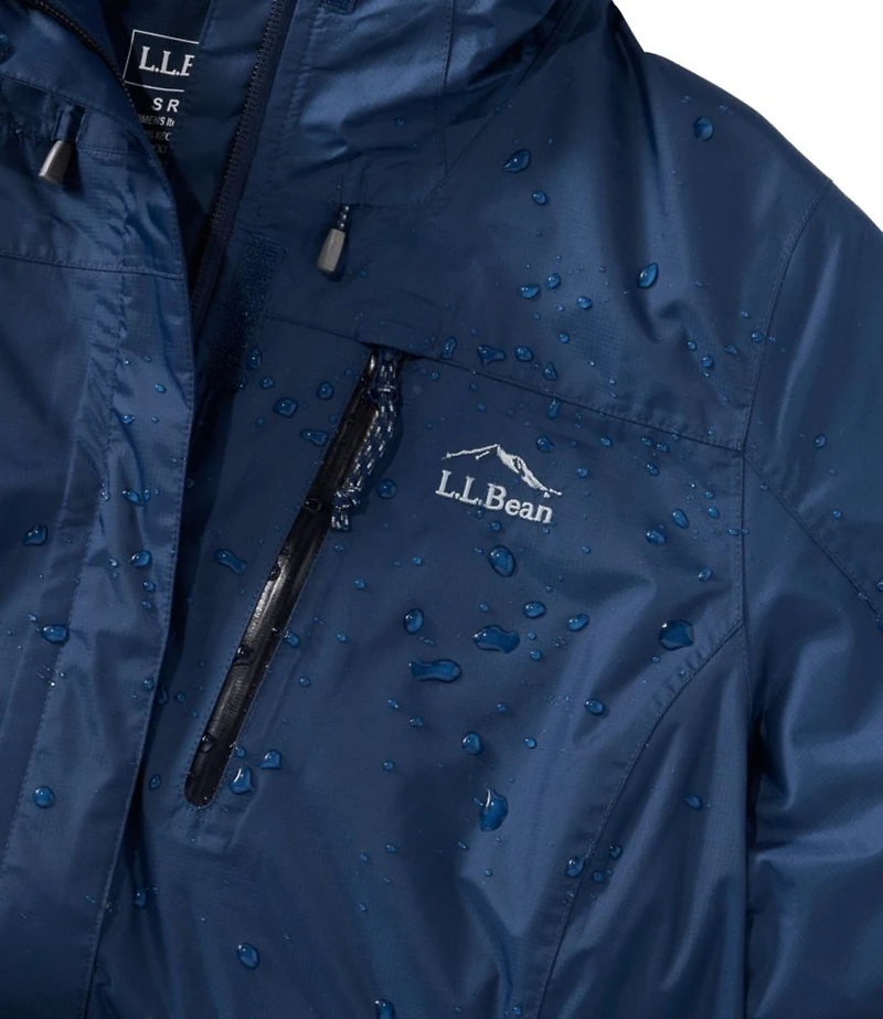 Women's Trail Model Rain Jacket, Fleece-Lined