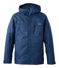 Men's Trail Model Rain Jacket, Fleece-Lined