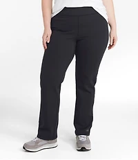 Women's PrimaLoft ThermaStretch Fleece Pants, Mid-Rise Straight-Leg