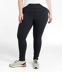 Women's PrimaLoft ThermaStretch Fleece Tights, Mid-Rise