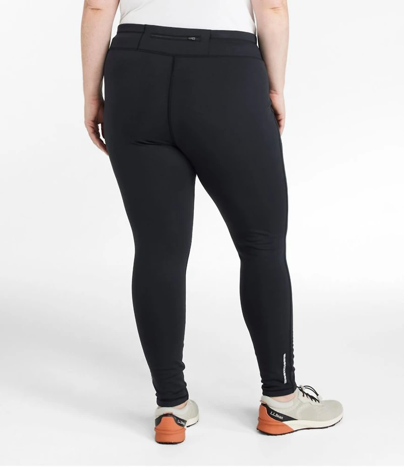 Women's PrimaLoft ThermaStretch Fleece Tights, Mid-Rise
