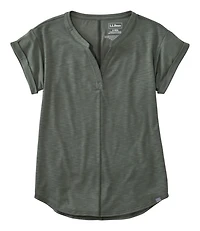 Women's Streamside Tee, Short-Sleeve Splitneck