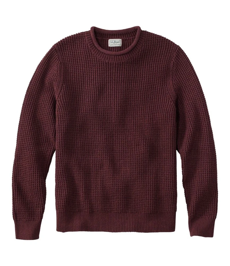Men's L.L.Bean Organic Cotton Waffle Sweater