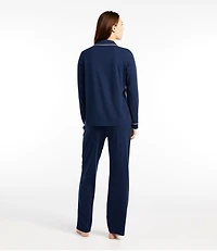 Women's Super-Soft Shrink-Free Pajama Set, Button-Front
