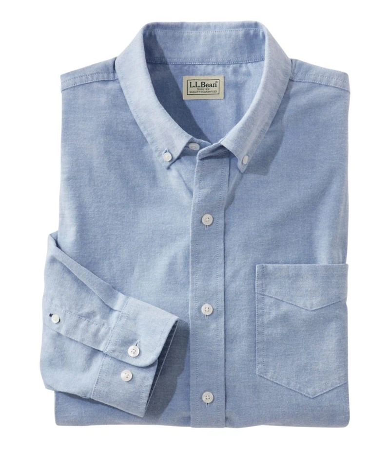 Men's Comfort Stretch® Oxford Shirt, Slightly Fitted Untucked Fit