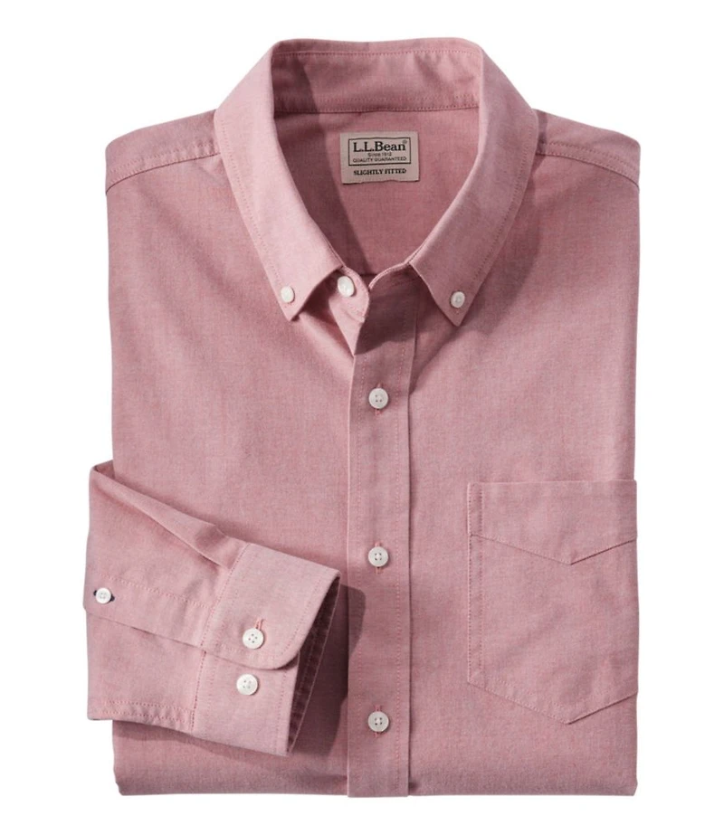 Men's Comfort Stretch® Oxford Shirt, Slightly Fitted Untucked Fit