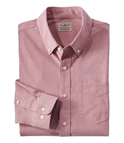 Men's Comfort Stretch® Oxford Shirt, Slightly Fitted Untucked Fit