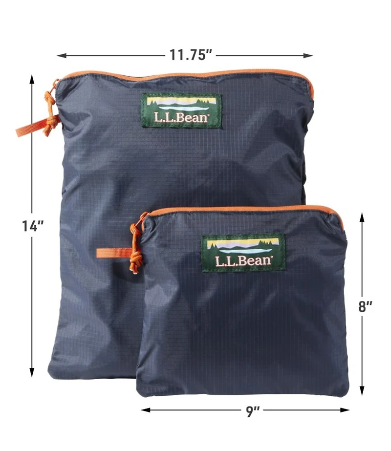 L.L.Bean Zip Pouch Set