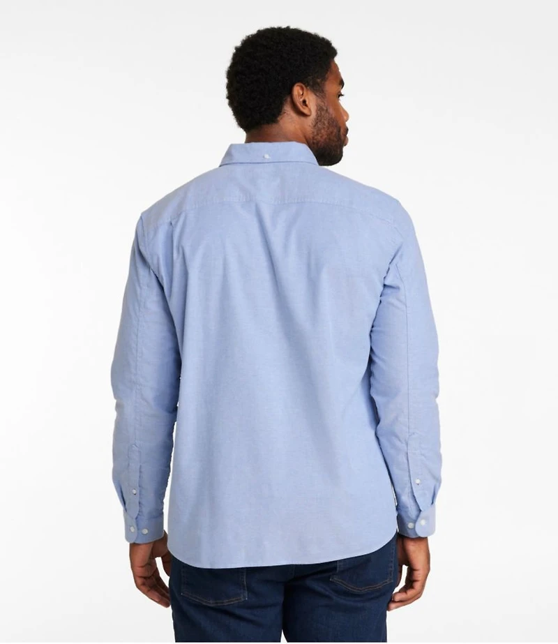 Men's Comfort Stretch® Oxford Shirt, Slightly Fitted Untucked Fit